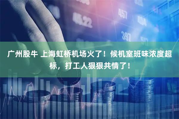 广州股牛 上海虹桥机场火了！候机室班味浓度超标，打工人狠狠共情了！